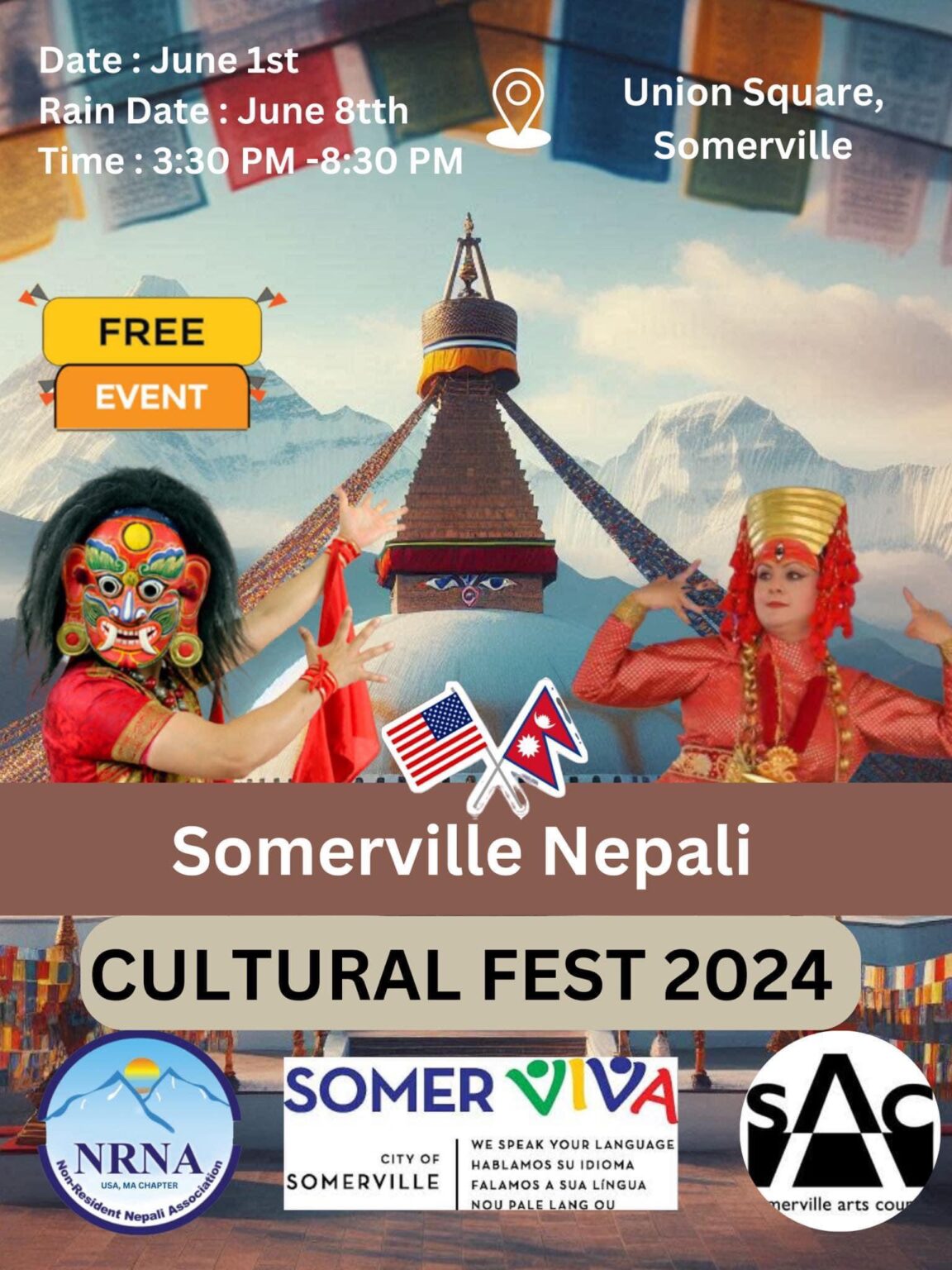 Summerville Nepali Cultural Fest 2024 - ArtistNepal Events: Up-coming